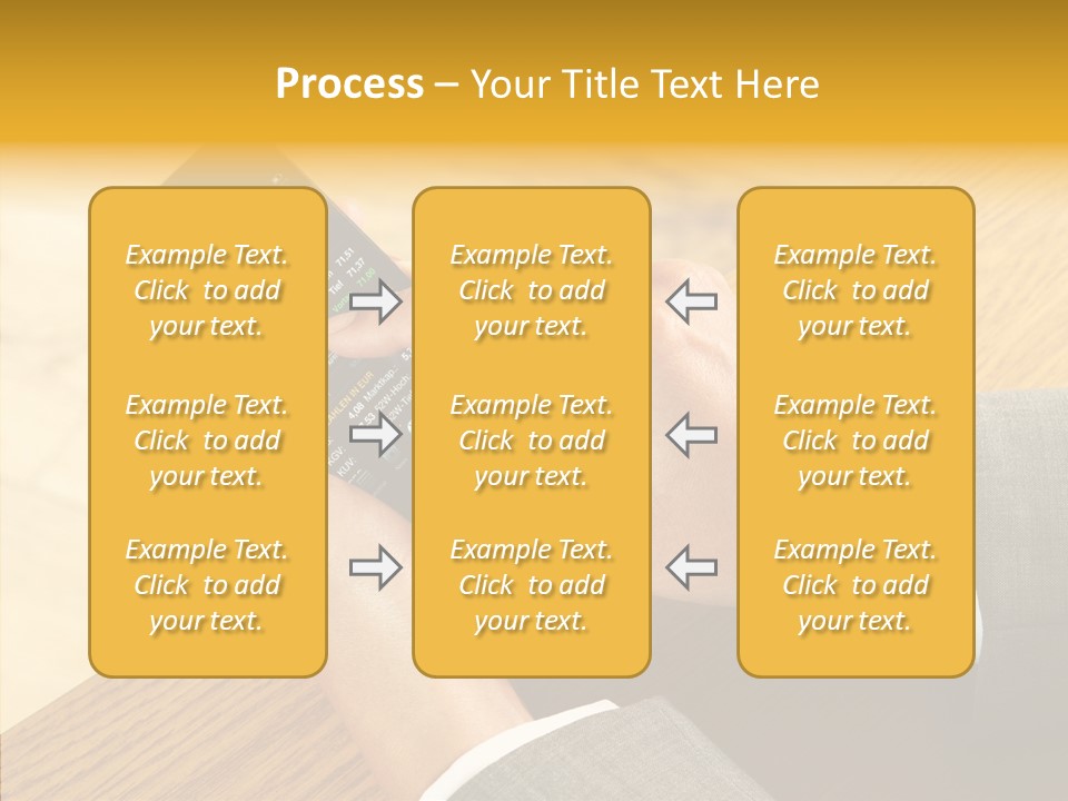 Anfassen Lesen Anzug PowerPoint Template