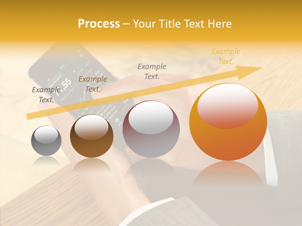 Anfassen Lesen Anzug PowerPoint Template