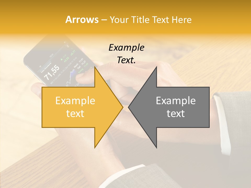 Anfassen Lesen Anzug PowerPoint Template