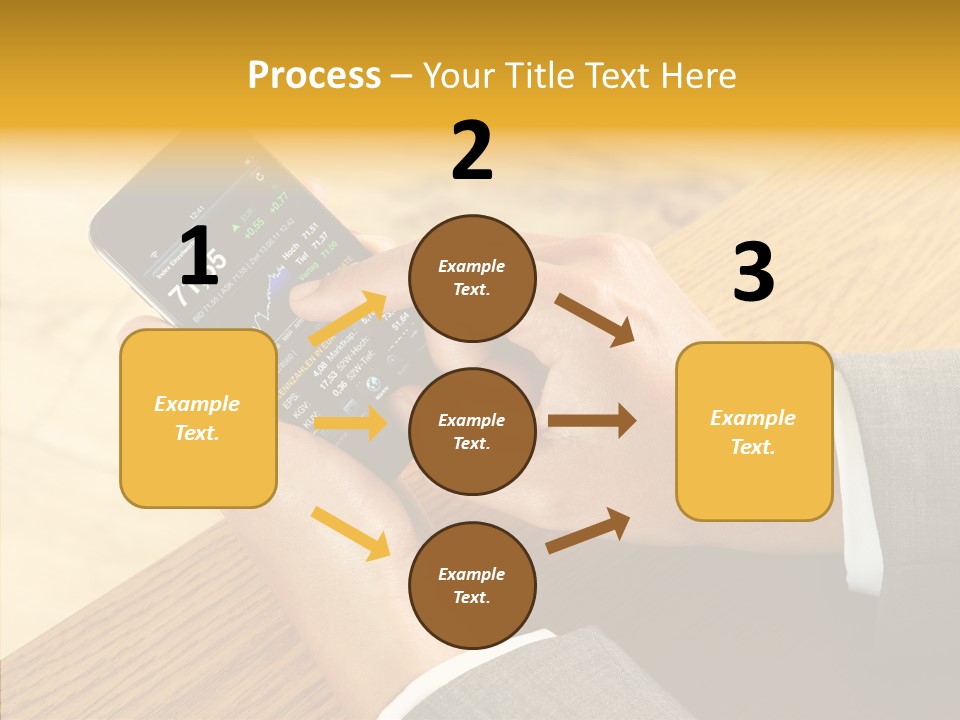 Anfassen Lesen Anzug PowerPoint Template