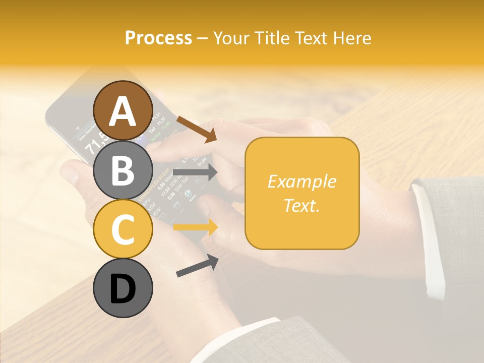 Anfassen Lesen Anzug PowerPoint Template