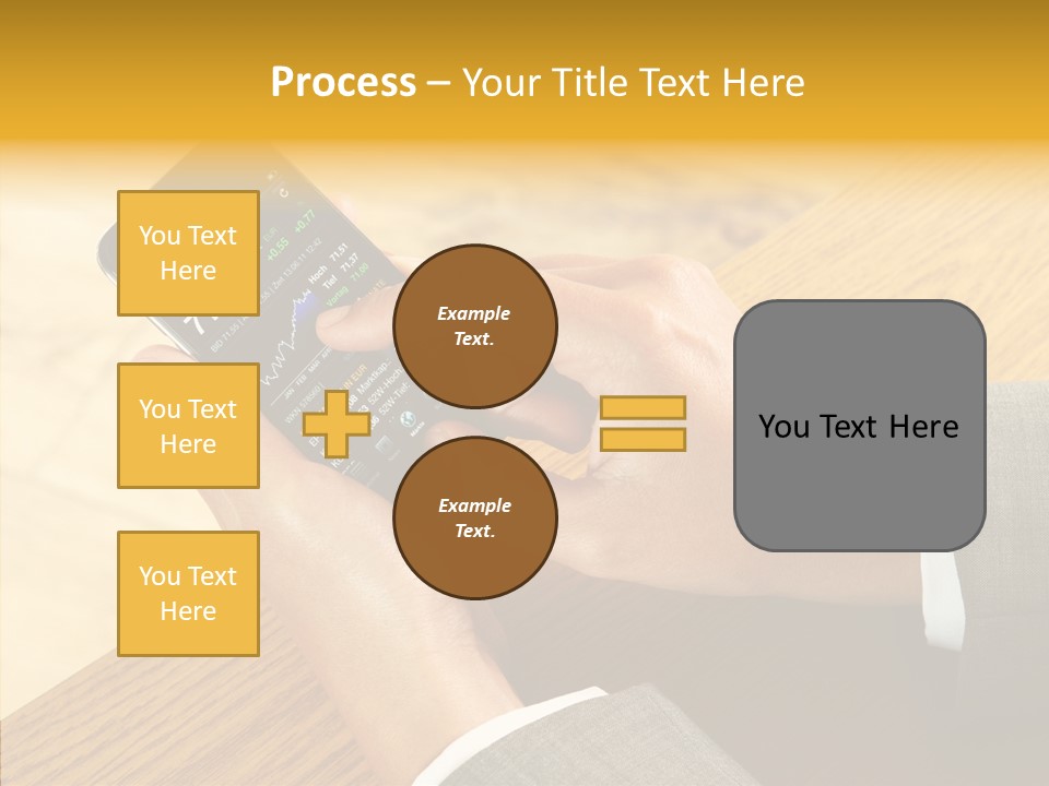 Anfassen Lesen Anzug PowerPoint Template