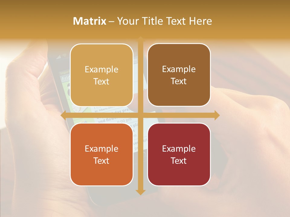 Schedule Finger Trading PowerPoint Template