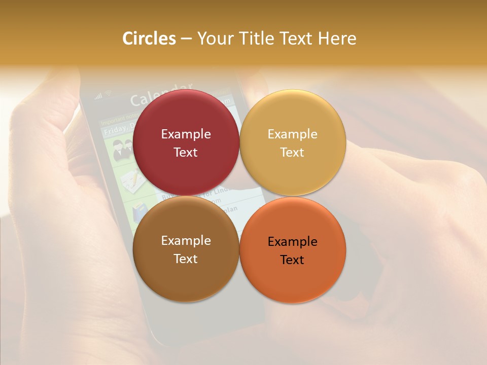 Schedule Finger Trading PowerPoint Template