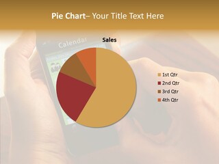 Schedule Finger Trading PowerPoint Template