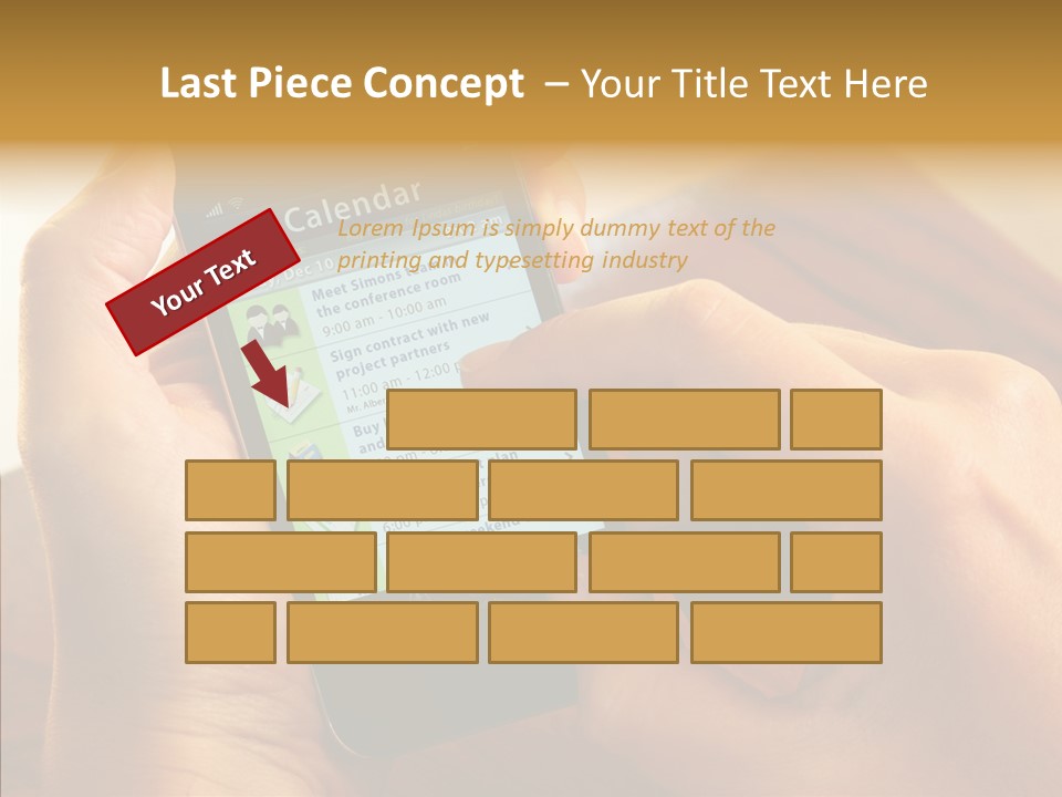 Schedule Finger Trading PowerPoint Template
