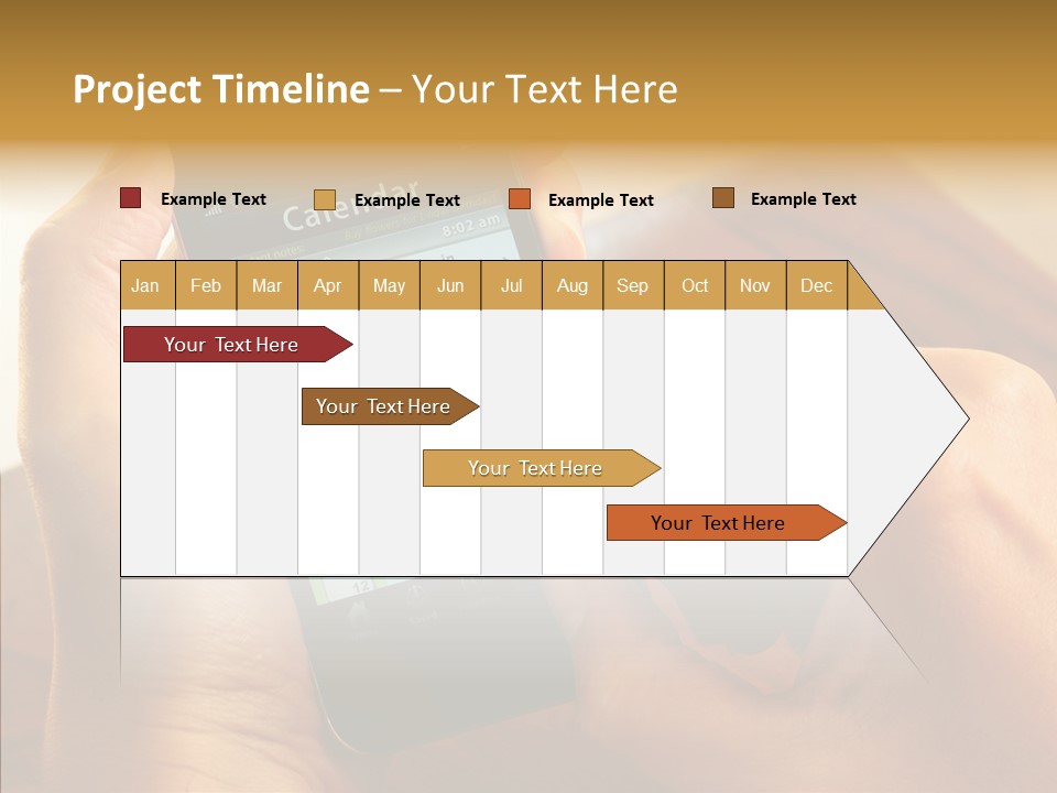 Schedule Finger Trading PowerPoint Template