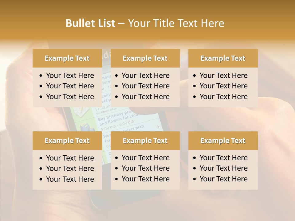 Schedule Finger Trading PowerPoint Template