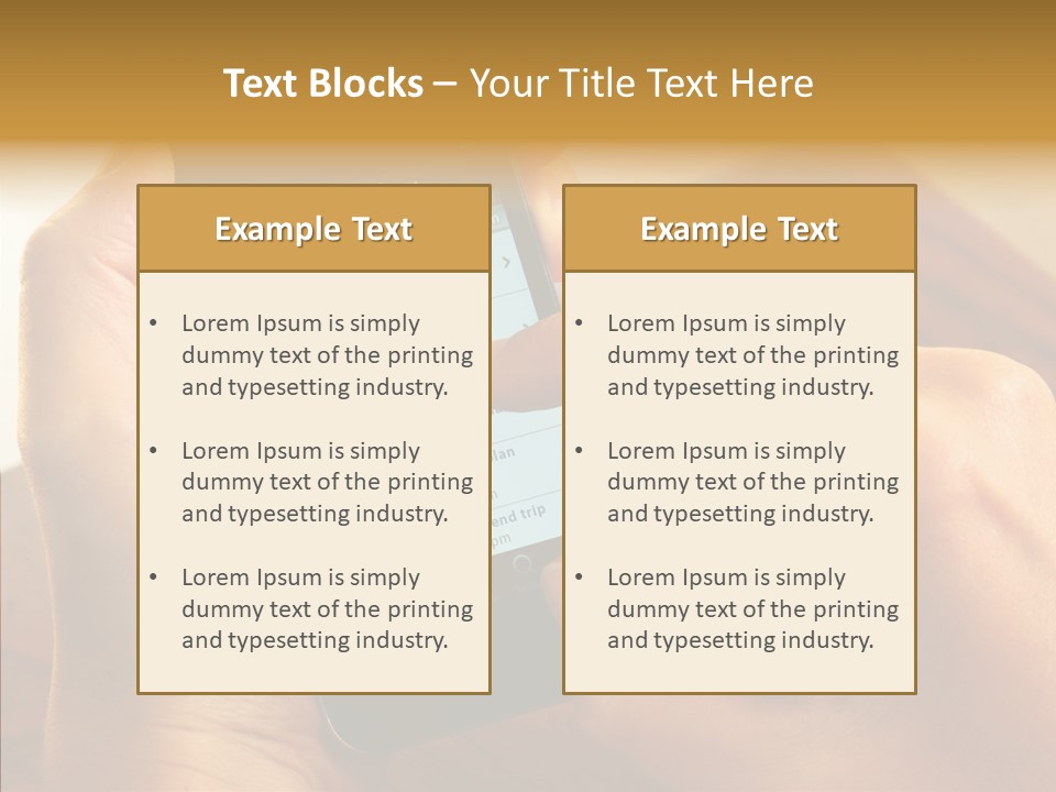 Schedule Finger Trading PowerPoint Template