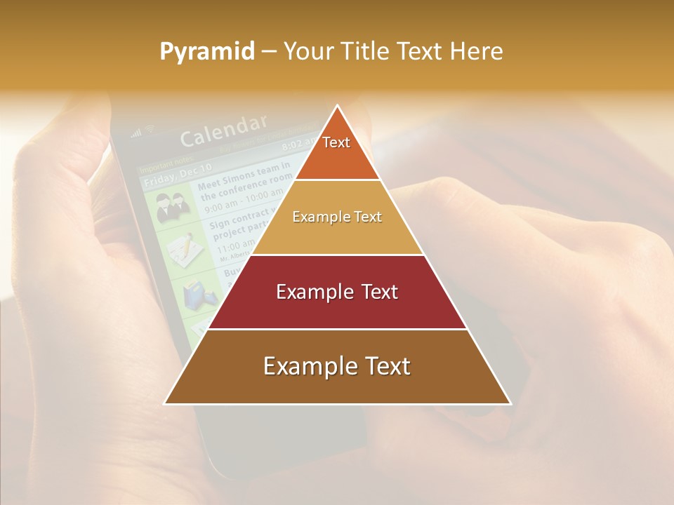Schedule Finger Trading PowerPoint Template