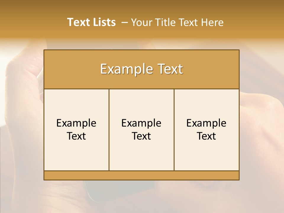 Schedule Finger Trading PowerPoint Template