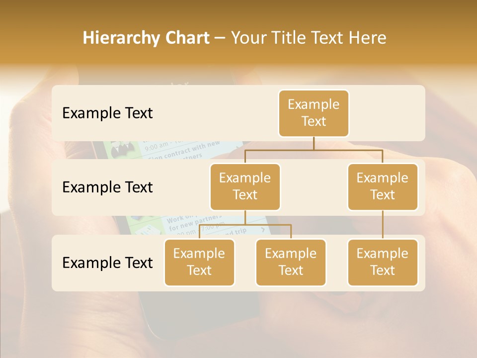 Schedule Finger Trading PowerPoint Template