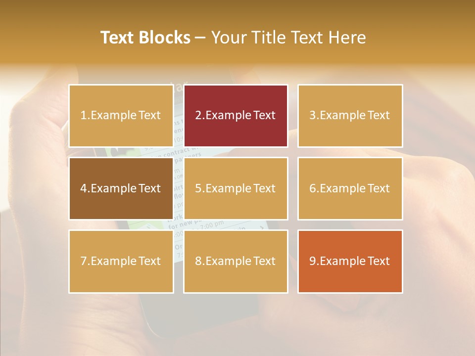 Schedule Finger Trading PowerPoint Template