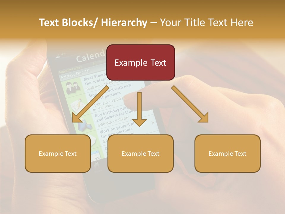 Schedule Finger Trading PowerPoint Template