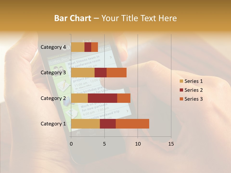 Schedule Finger Trading PowerPoint Template