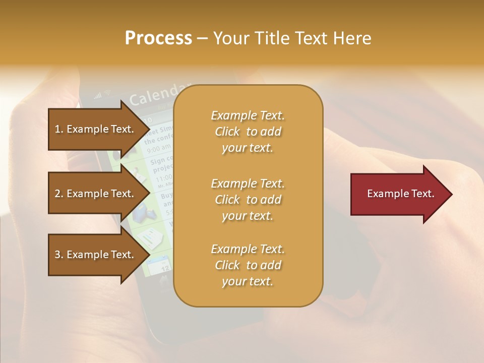 Schedule Finger Trading PowerPoint Template