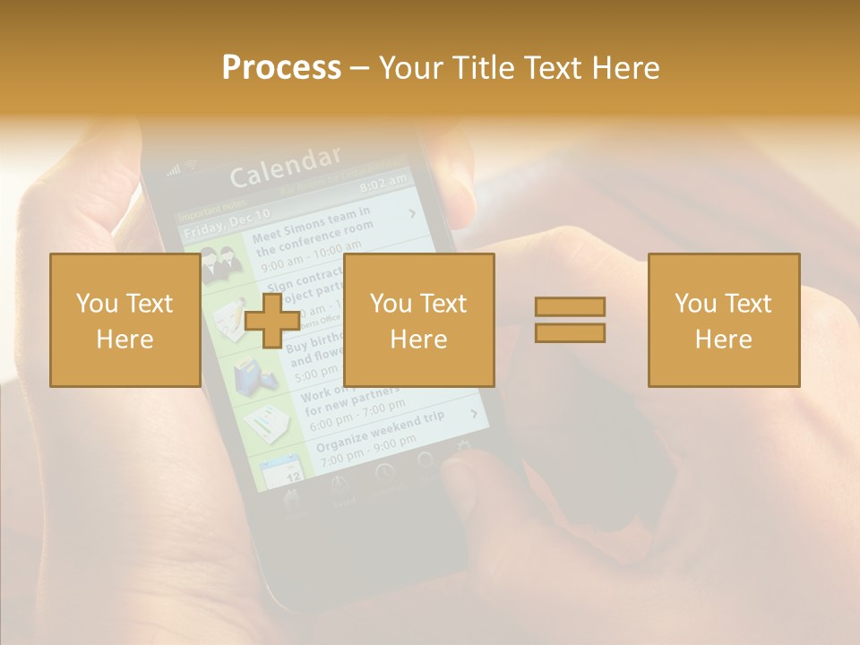 Schedule Finger Trading PowerPoint Template