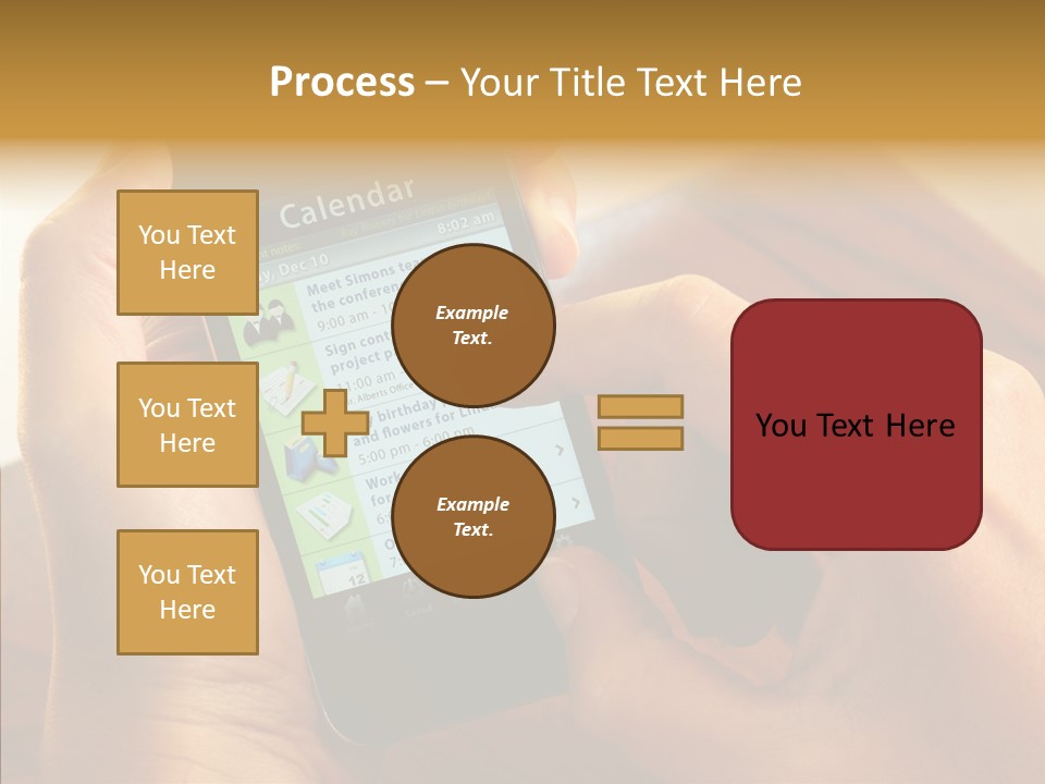 Schedule Finger Trading PowerPoint Template
