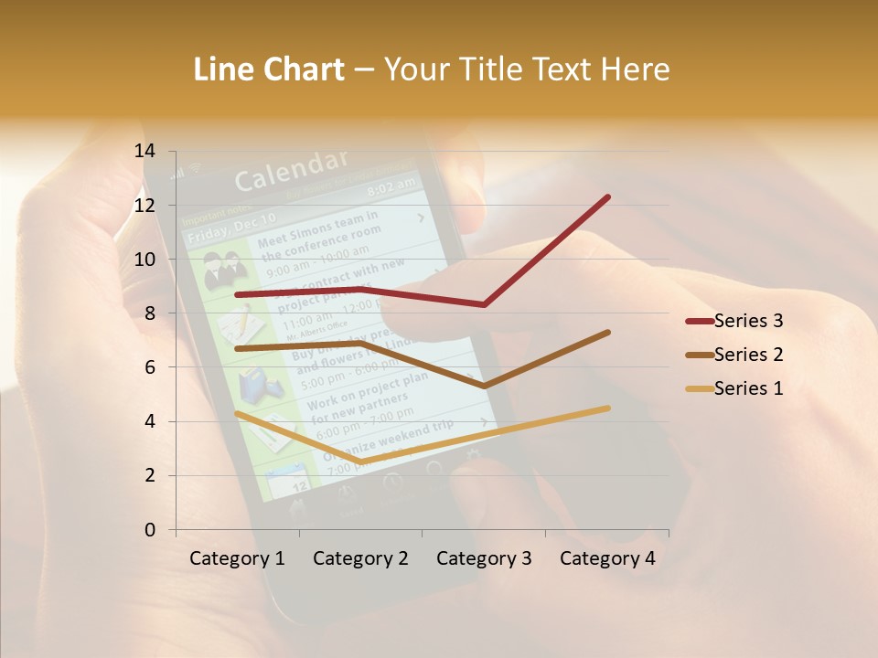 Schedule Finger Trading PowerPoint Template