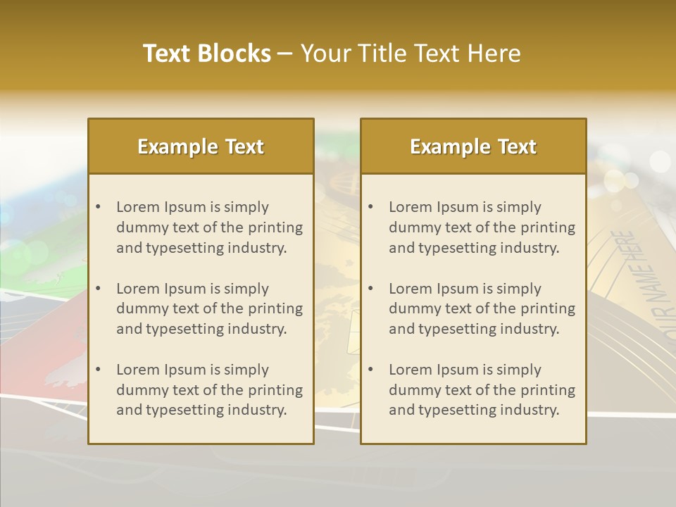 Business Consumer Financial PowerPoint Template