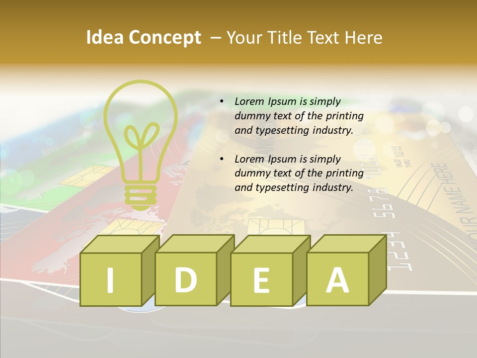 Business Consumer Financial PowerPoint Template