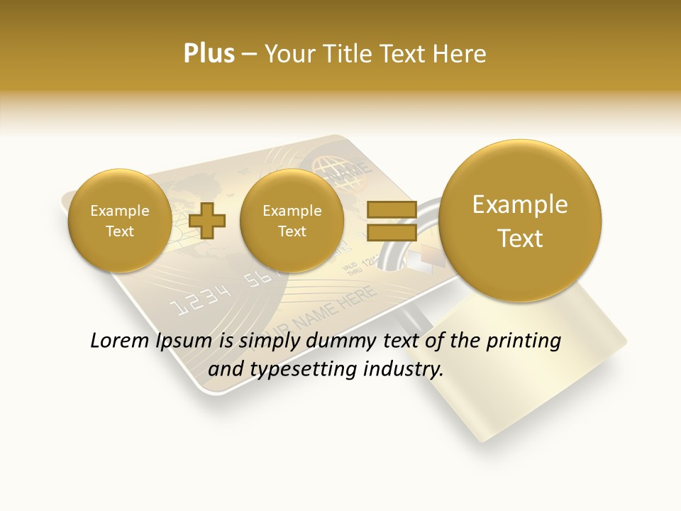 Pay Sign Number PowerPoint Template