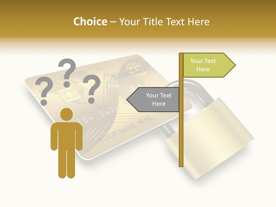 Pay Sign Number PowerPoint Template
