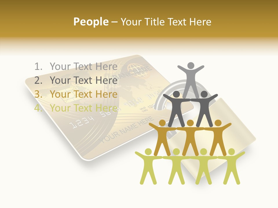 Pay Sign Number PowerPoint Template