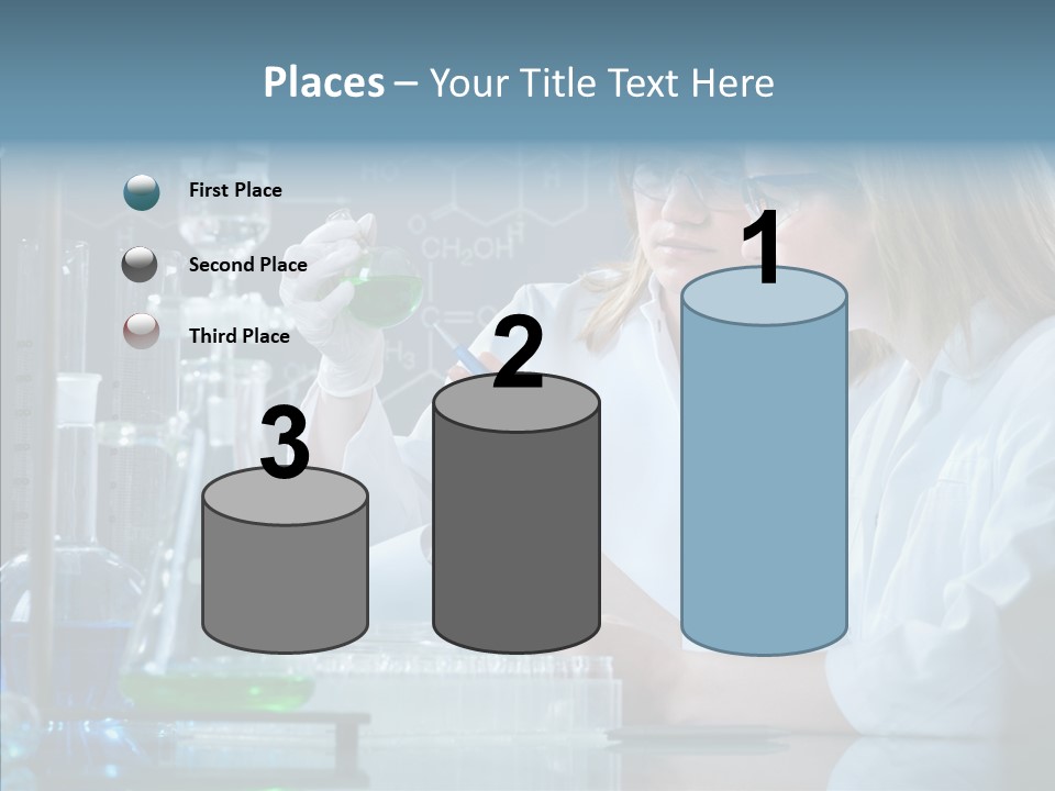 Beaker Dna Experiment PowerPoint Template
