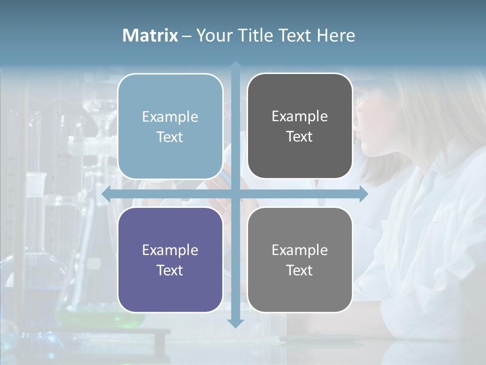 Beaker Dna Experiment PowerPoint Template