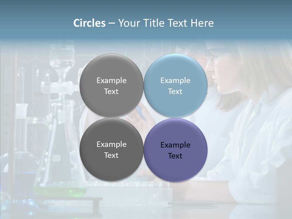 Beaker Dna Experiment PowerPoint Template
