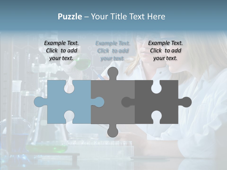 Beaker Dna Experiment PowerPoint Template