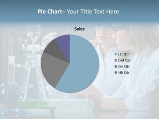 Beaker Dna Experiment PowerPoint Template