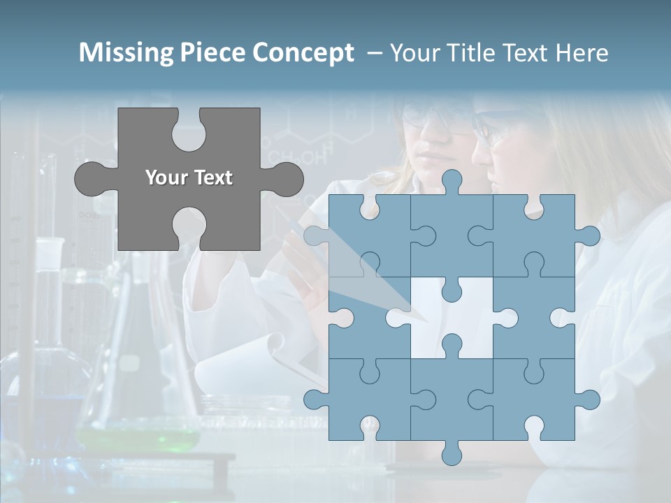 Beaker Dna Experiment PowerPoint Template