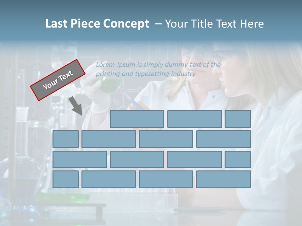 Beaker Dna Experiment PowerPoint Template