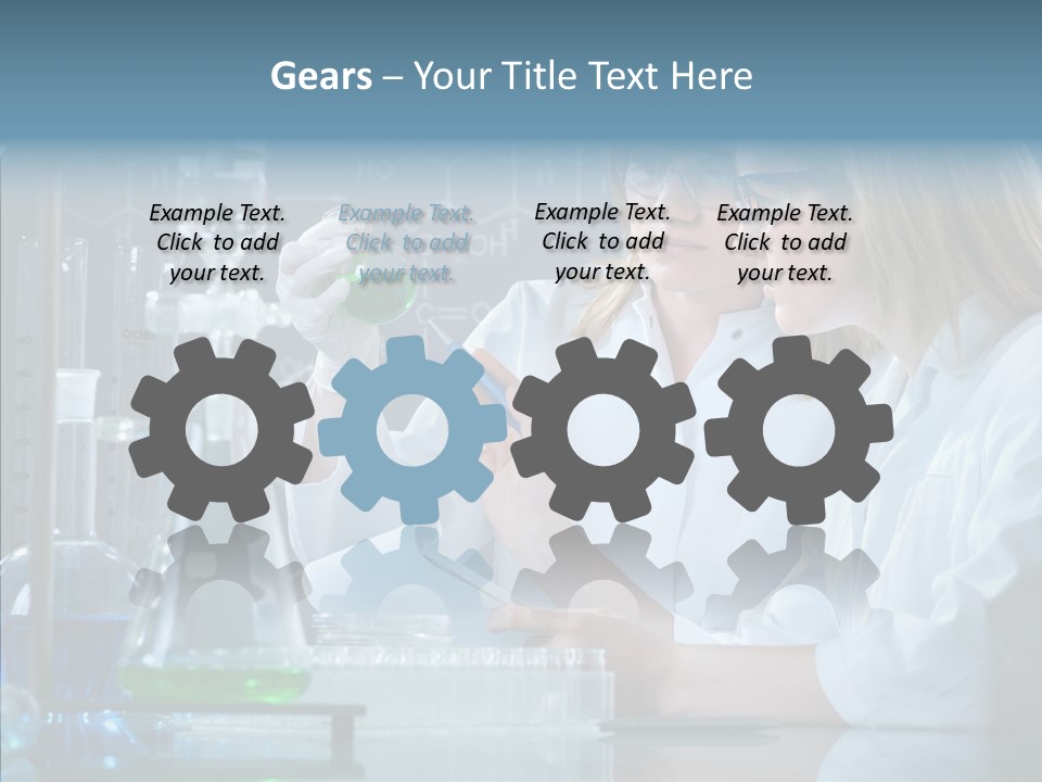 Beaker Dna Experiment PowerPoint Template