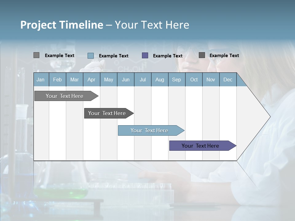 Beaker Dna Experiment PowerPoint Template