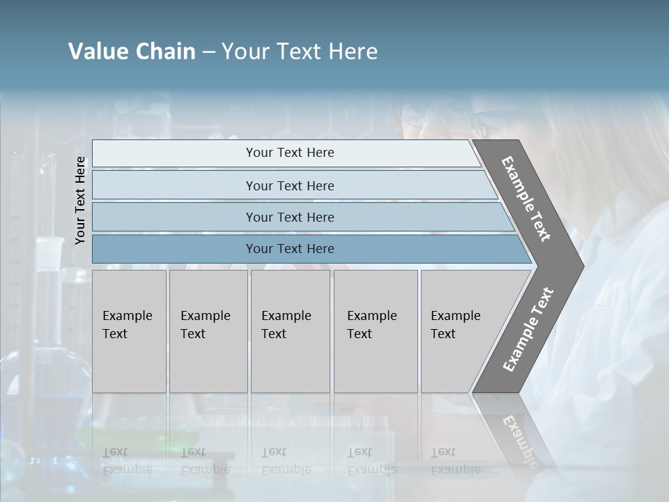 Beaker Dna Experiment PowerPoint Template