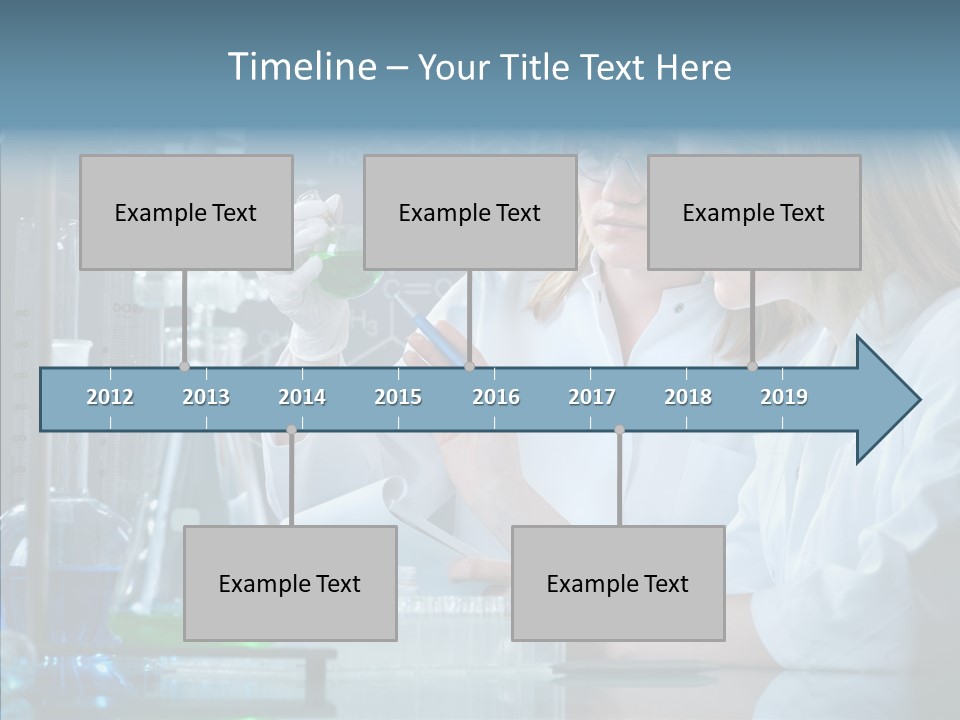 Beaker Dna Experiment PowerPoint Template