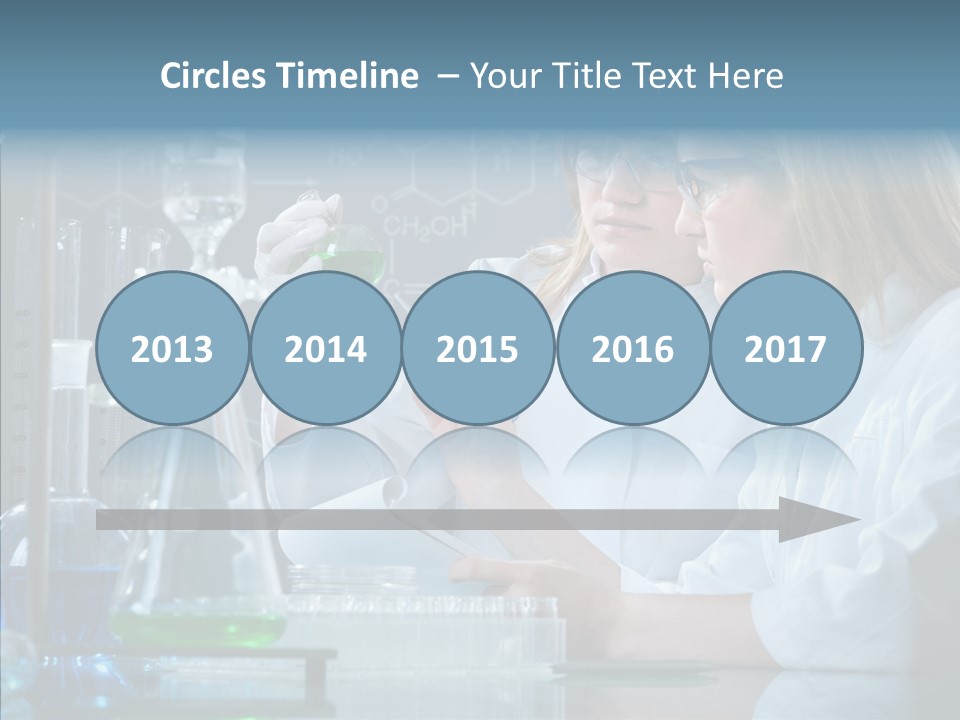 Beaker Dna Experiment PowerPoint Template