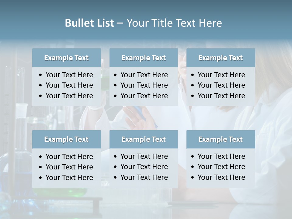 Beaker Dna Experiment PowerPoint Template