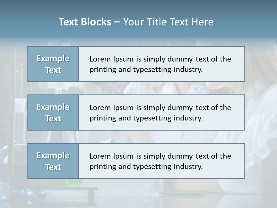 Beaker Dna Experiment PowerPoint Template