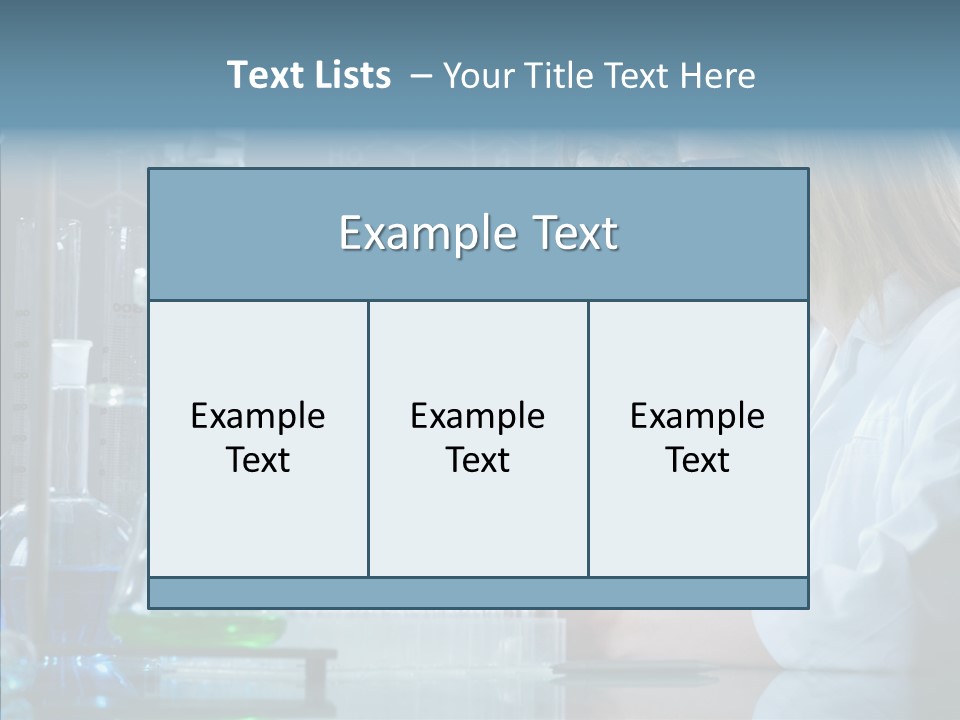 Beaker Dna Experiment PowerPoint Template