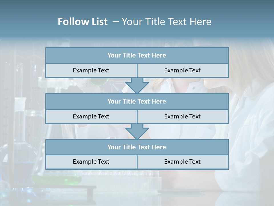 Beaker Dna Experiment PowerPoint Template