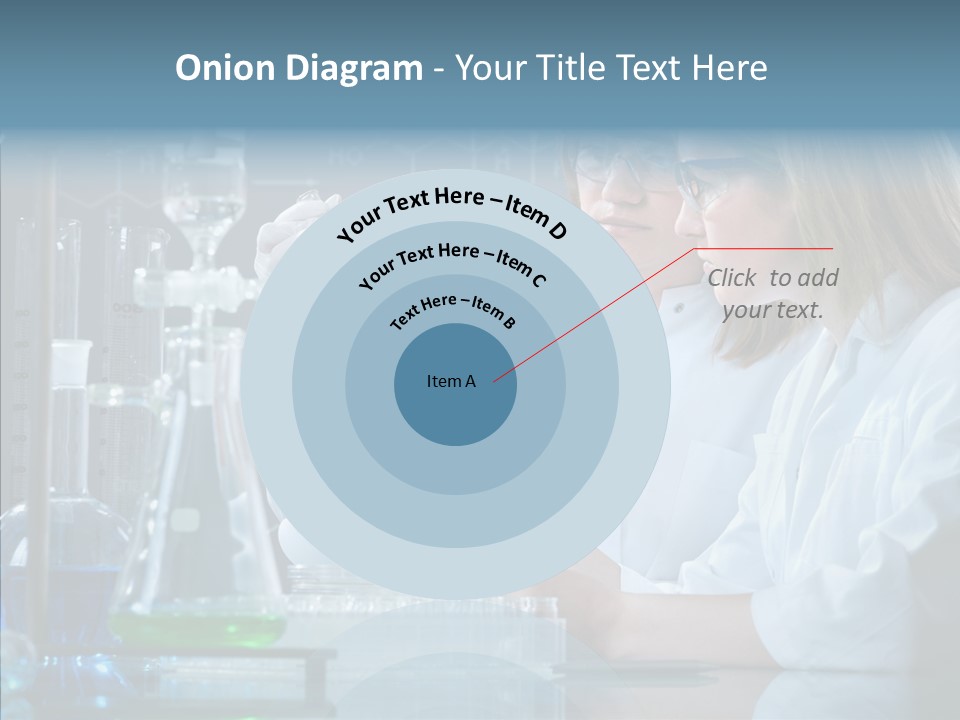 Beaker Dna Experiment PowerPoint Template