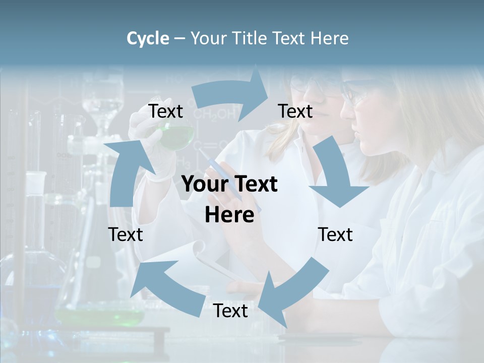 Beaker Dna Experiment PowerPoint Template