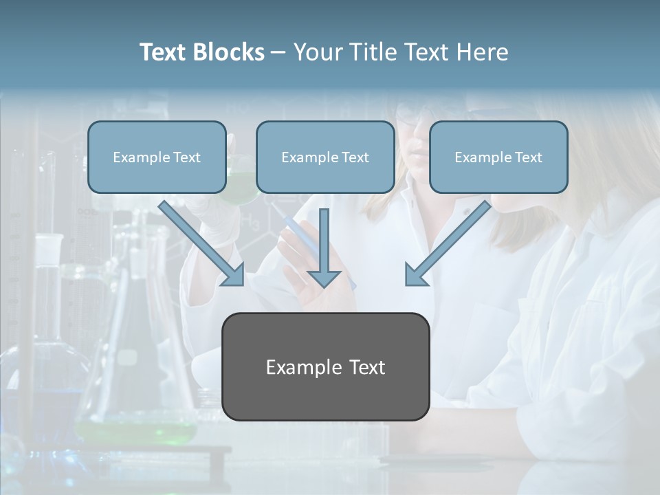 Beaker Dna Experiment PowerPoint Template