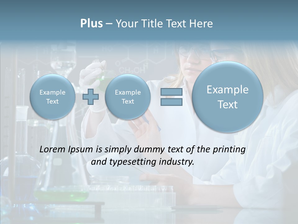 Beaker Dna Experiment PowerPoint Template