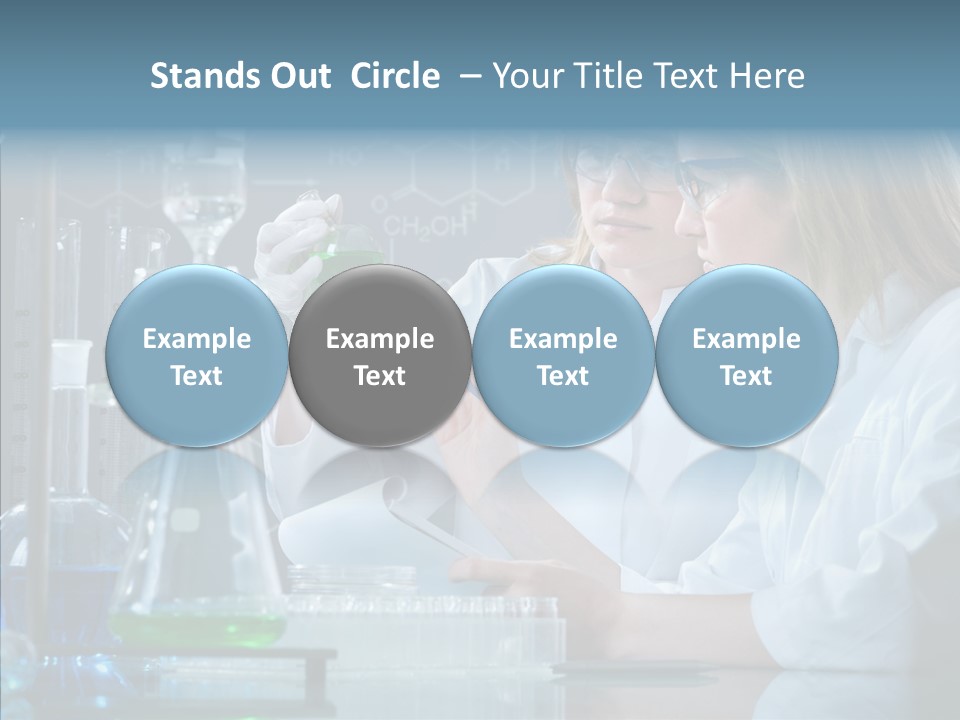 Beaker Dna Experiment PowerPoint Template