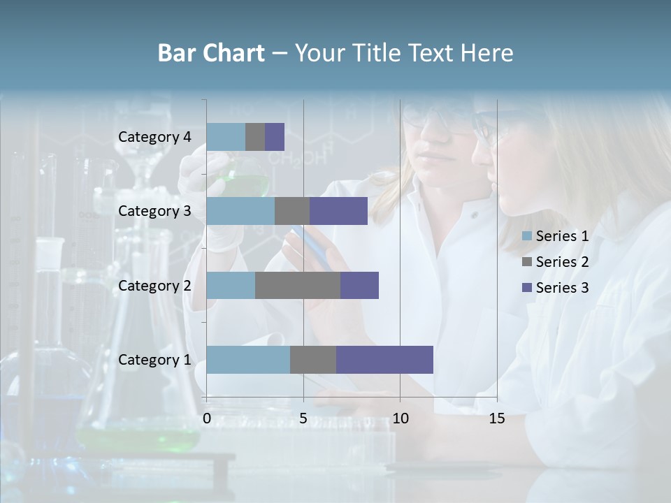 Beaker Dna Experiment PowerPoint Template